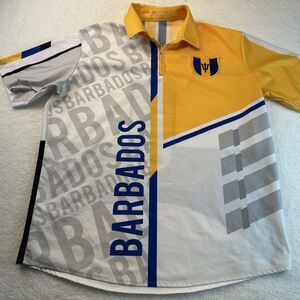 Bajan Tridents Barbados Soccer Football Jersey Shirt Men’s XL Yellow